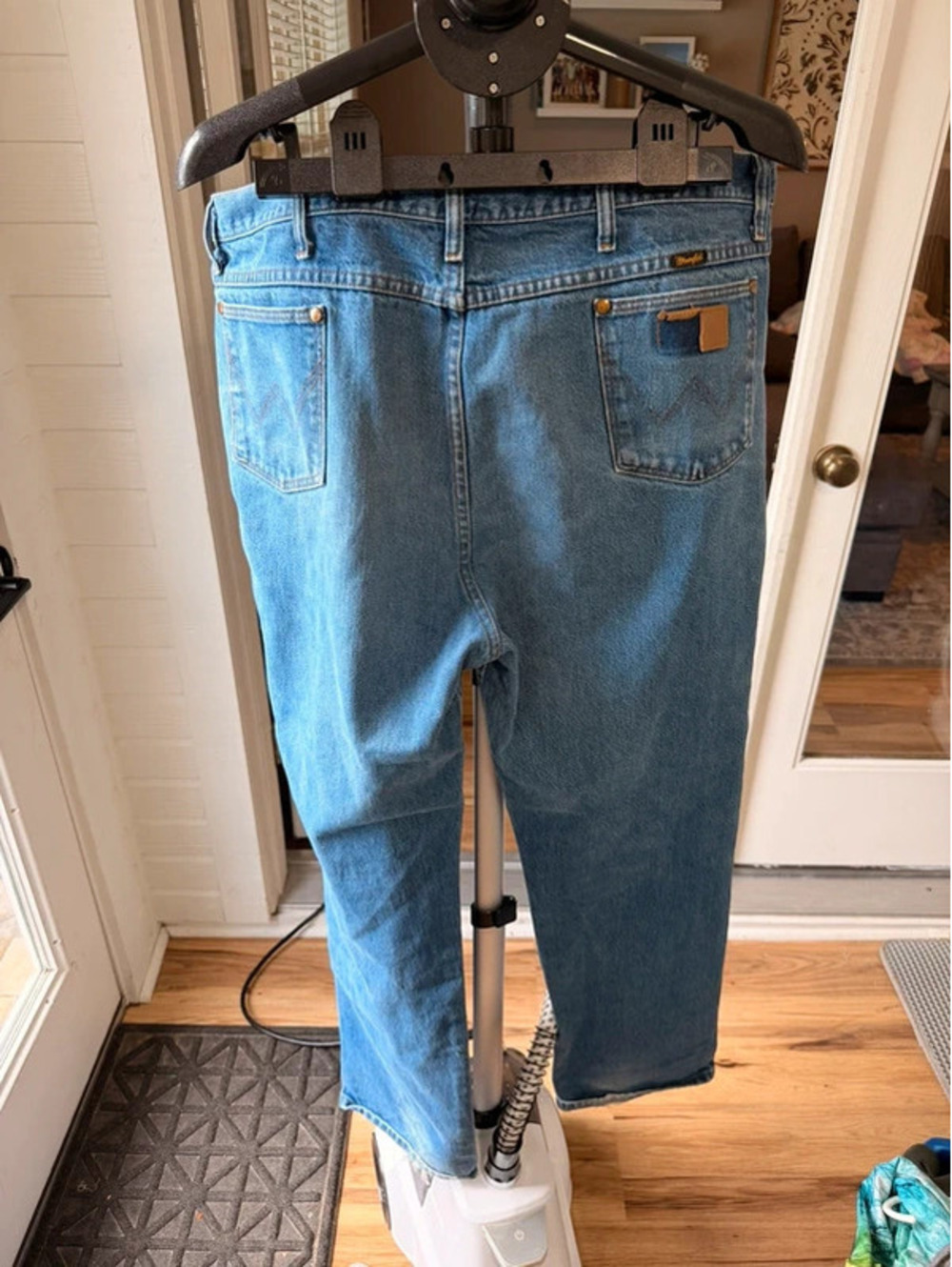 Vintage Wrangler 936PWD Jeans 42x34 Made in Mexic Light Wash